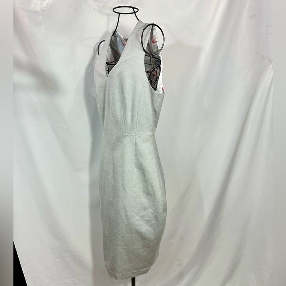 Ted Baker London grey Radiiad sheath dress size 2 - Picture 10 of 12
